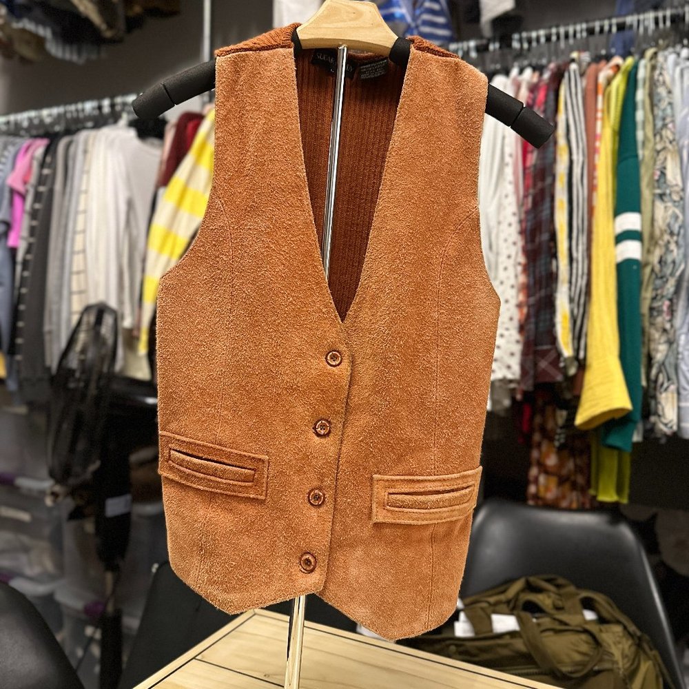 Vintage Suede Vest